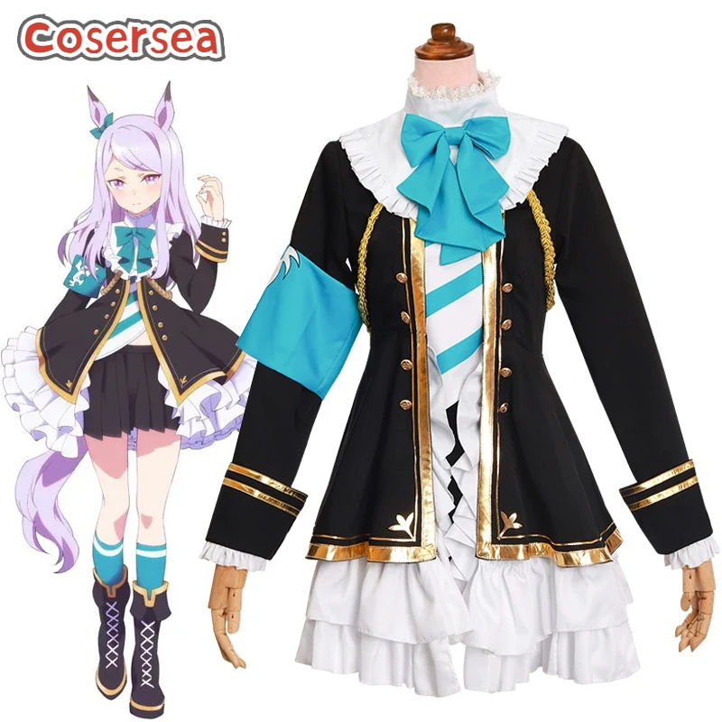 

Cosersea Mejiro McQueen Cosplay Costume Uma musume: Pretty Derby Mejiro McQueen Women Dress Halloween Uniform Outfit Fullset