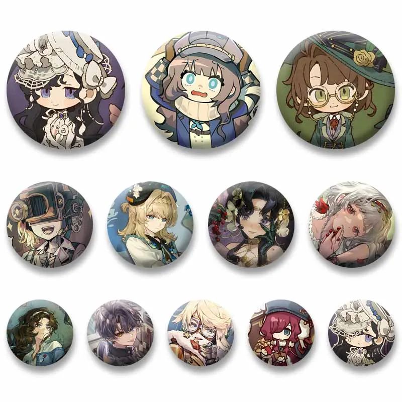 Reverse 1999 Anime Game Chibi Button Brooch Lorentz Ramona Cartoon Badges Bag Shoes Jewelry Accessory Fashion Lapel Pins Gifts