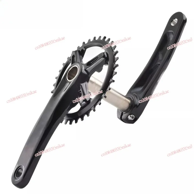 

Велосипедная звездочка 104BCD, полая встроенная зубчатая пластина кривошипа, ярко-черный алюминиевый сплав 32/34/36/38T