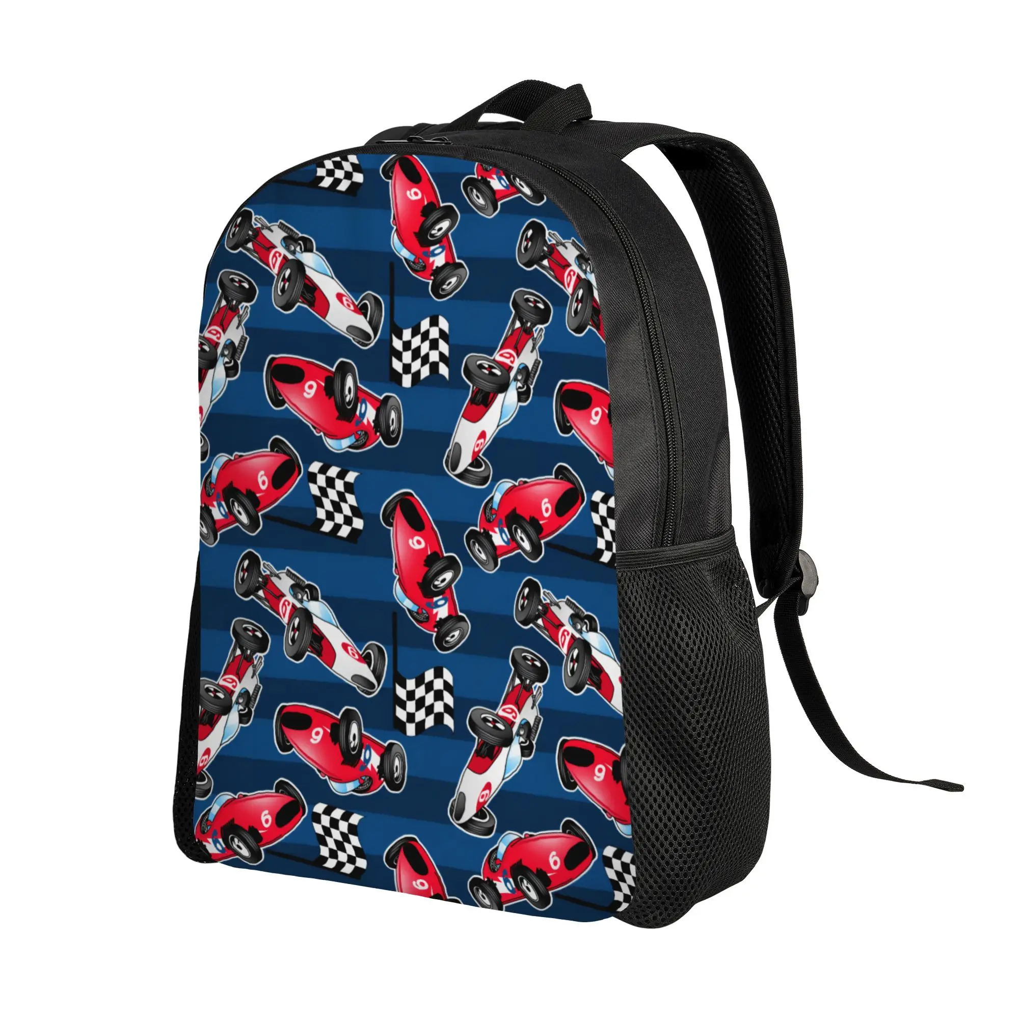 Custom Racing Speed Rally Race Motors Game Laptop Backpack Men Women Casual Bookbag for College School Students  Bag