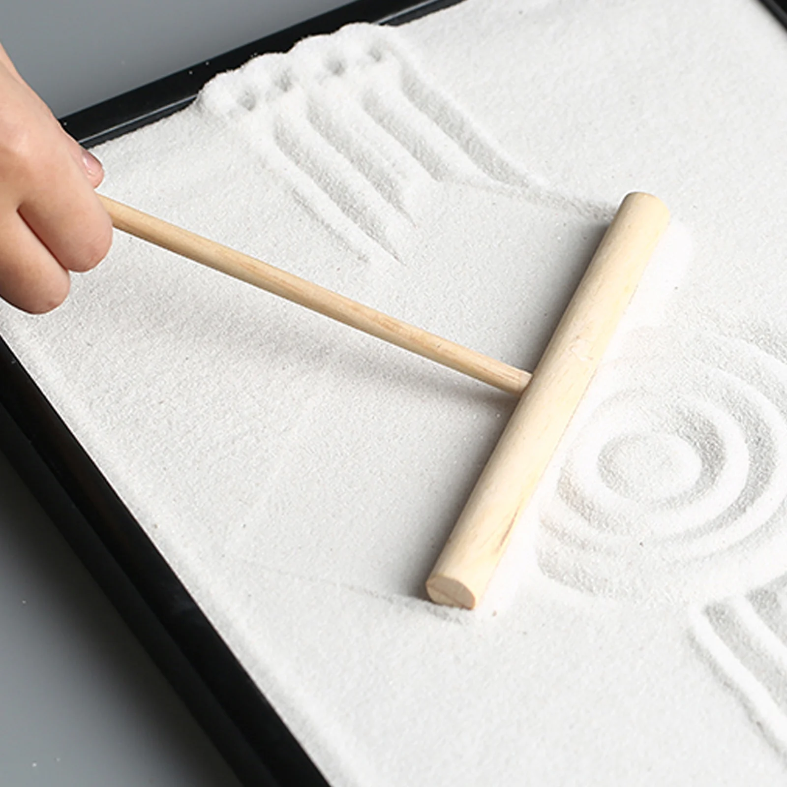 3 pçs mini ancinhos de jardim para zen jardim ferramentas de alisamento de areia desktop acessórios decoração sandbox ancinho