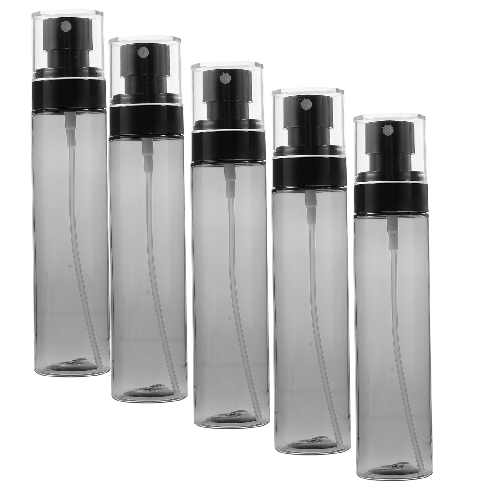 

5 Pcs Sunscreen Spray Bottle Perfume Storage Container Bottles Empty Refillable Portable Plastic Mini Travel
