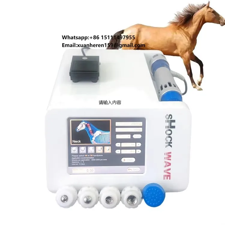 Hot Sales Shockwave Therapy Machine Extracorporeal Horse Pain Treatment Shock Wave Therapy Machine for Vet Use
