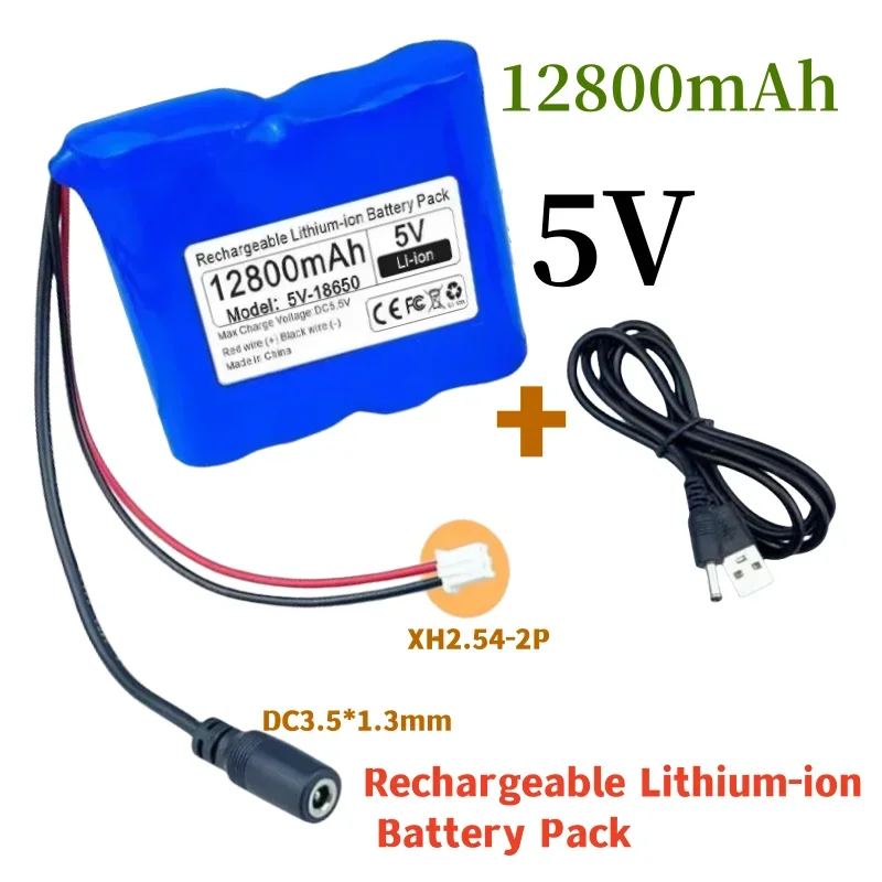 18650 Rechargeable Single Chip Microcomputer for 5V 6800mAh-12800mAh Lithium Battery Outdoor LED Lamp,USB Fan,Bluetooth Speaker