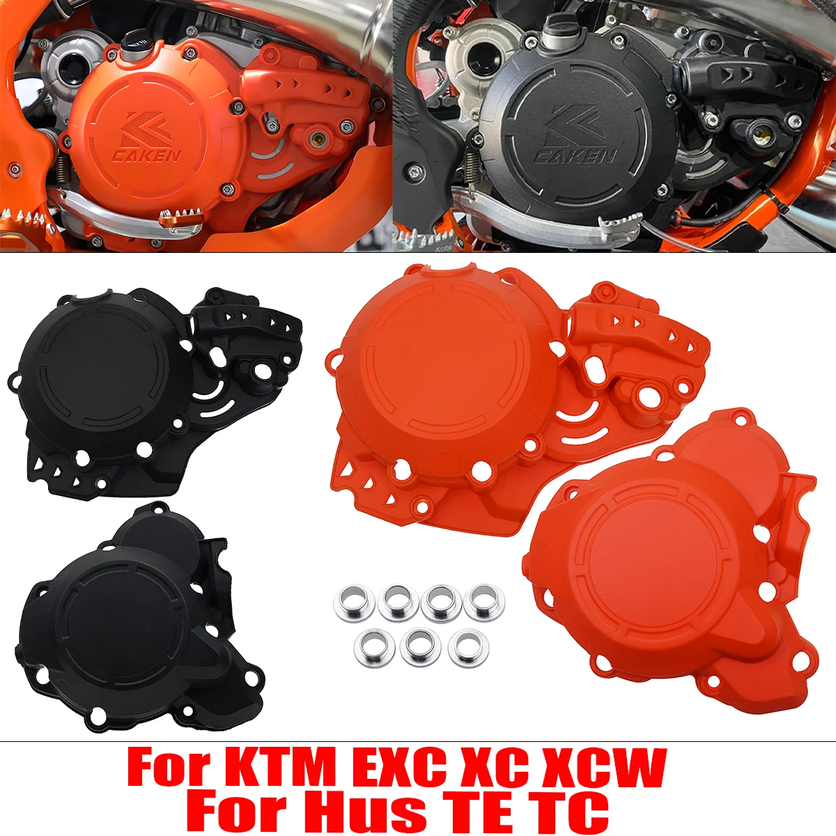 

Durable Ignition Clutch Engine Cover Guard Protector Kit For KTM 250 300 TPI SX XC EXC XC-W Husqvarna TC TE TX GAS GAS