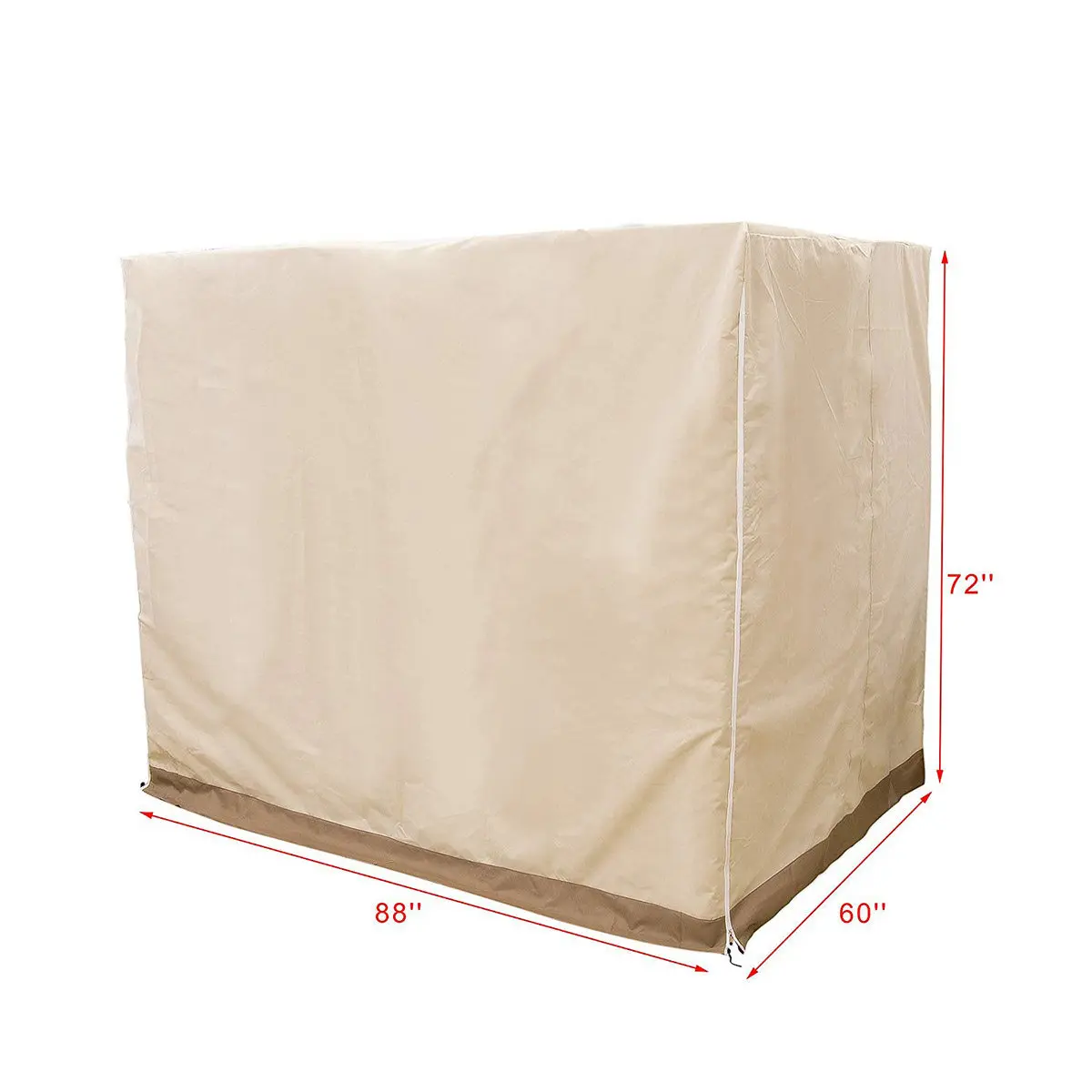 Garden Swing Cover Waterproof Outdoor Chair Protective Cover Heavy Duty Wear Resistant Eco Friendly Foldable Sun Rain Dust Proof