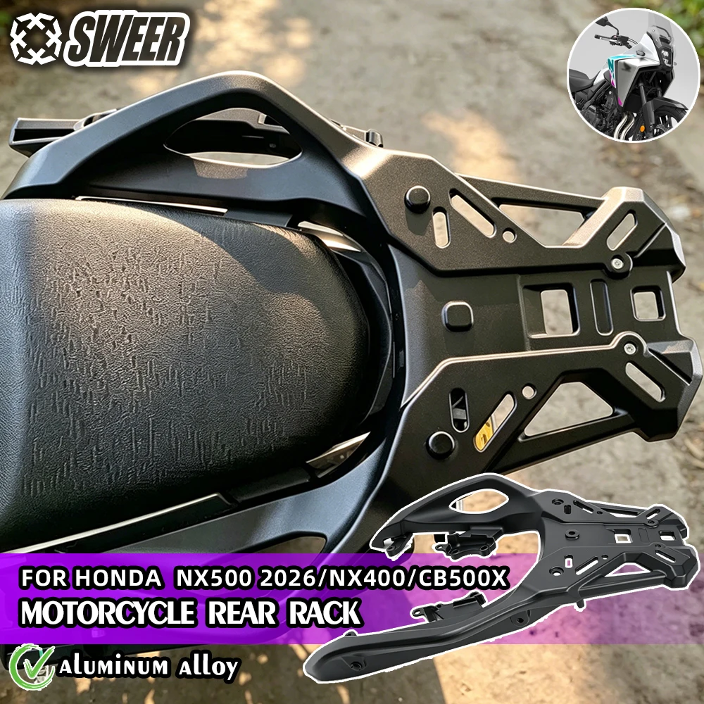 Rear Rack Carrier for Honda NX500 NX400 CB500X 2024-2026 Black Motorcycle Luggage Heavy Duty Wholesale Upgrade