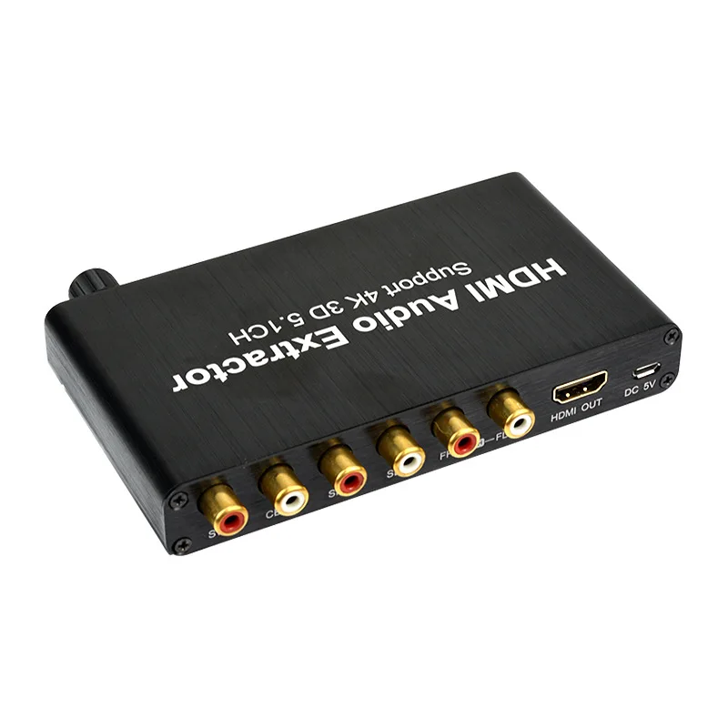 

4K HDMI 5.1CH Audio Extractor Decoder Digital Sound Converter HDMI to RCA AC3/DST Amplifier Analog Converter for PS4 DVD Player