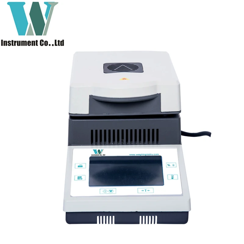 110g 0.001g 0.01% Reliable Faster Precision Touch Screen 50g 1MG Laboratory Halogen Testing Meter Analysis Moisture Analyzer