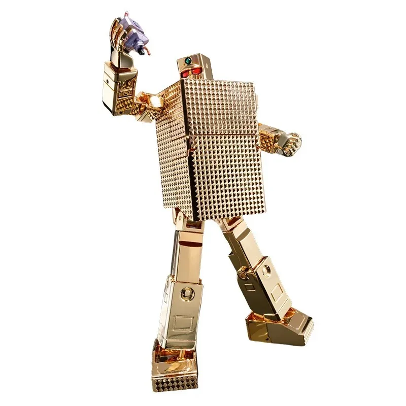 정품 반다이SOUL OF CHOGOKIN GX-32SP 골드 라이트안 50주년 기념판 애니메이션 액션 피규어 수집용 모델 장난감 장식품 선물