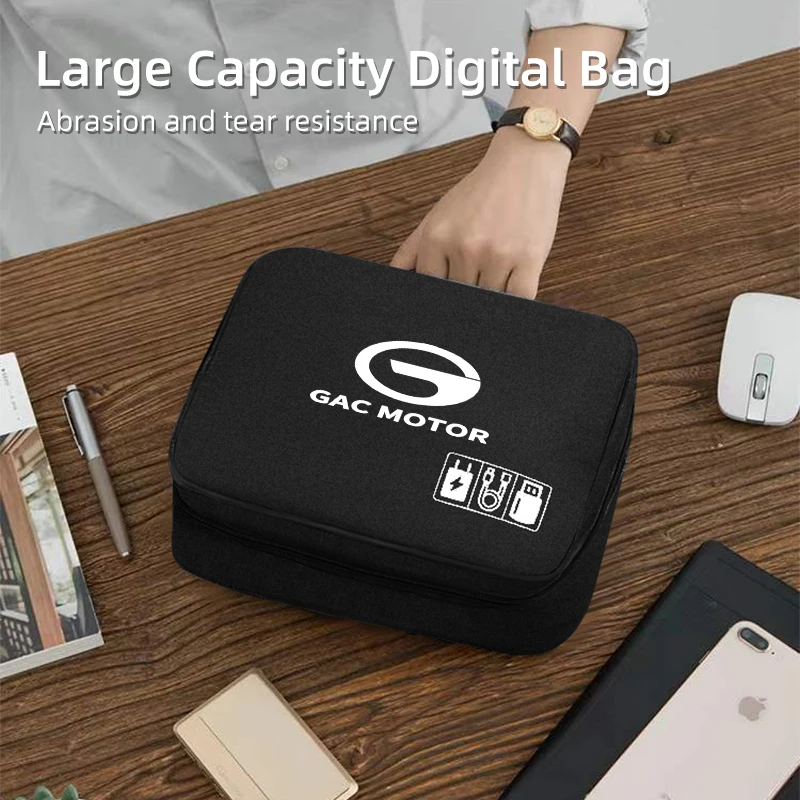 سيارة حقيبة التخزين الرقمية كابل بيانات USB المنظم حزمة ل GAC trumpchi GS3 GS4 GS5 GS8 Ga3 Ga4 Ga5 Ga6 Ga8 Gm6 Gm8 M8 M6 AION