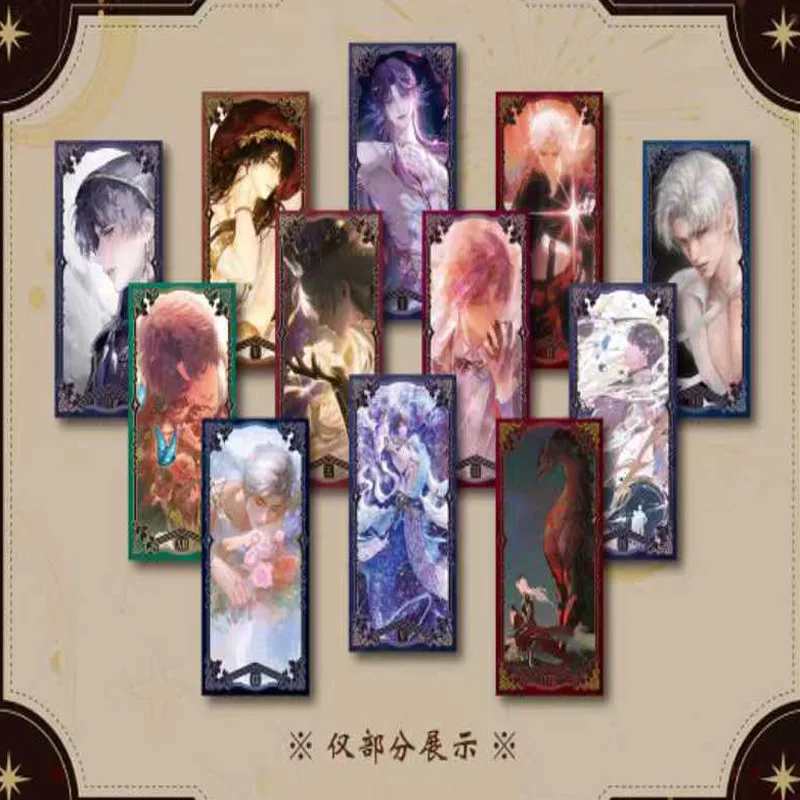Set di tarocchi Premium Love And Deepspace 205 carte Collezione in resina acrilica metallica Collezionisti di giochi anime