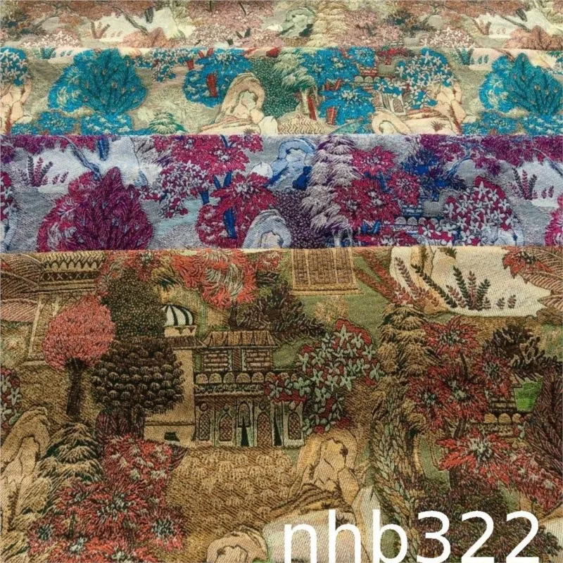 Wind-colored woven jacquard fabric for men's and women's shorts