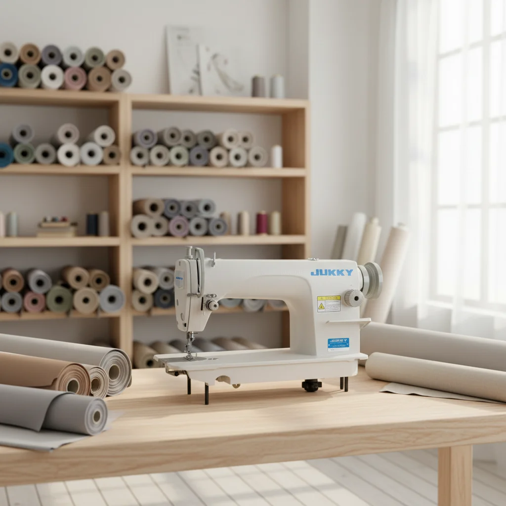 Sewing Jahit - จักรเย็บผ้าอุตสาหกรรม JUKKY 8700 แบบอัตโนมัติ เข็มเดี่ยว เย็บตะเข็บล็อคสติทช์