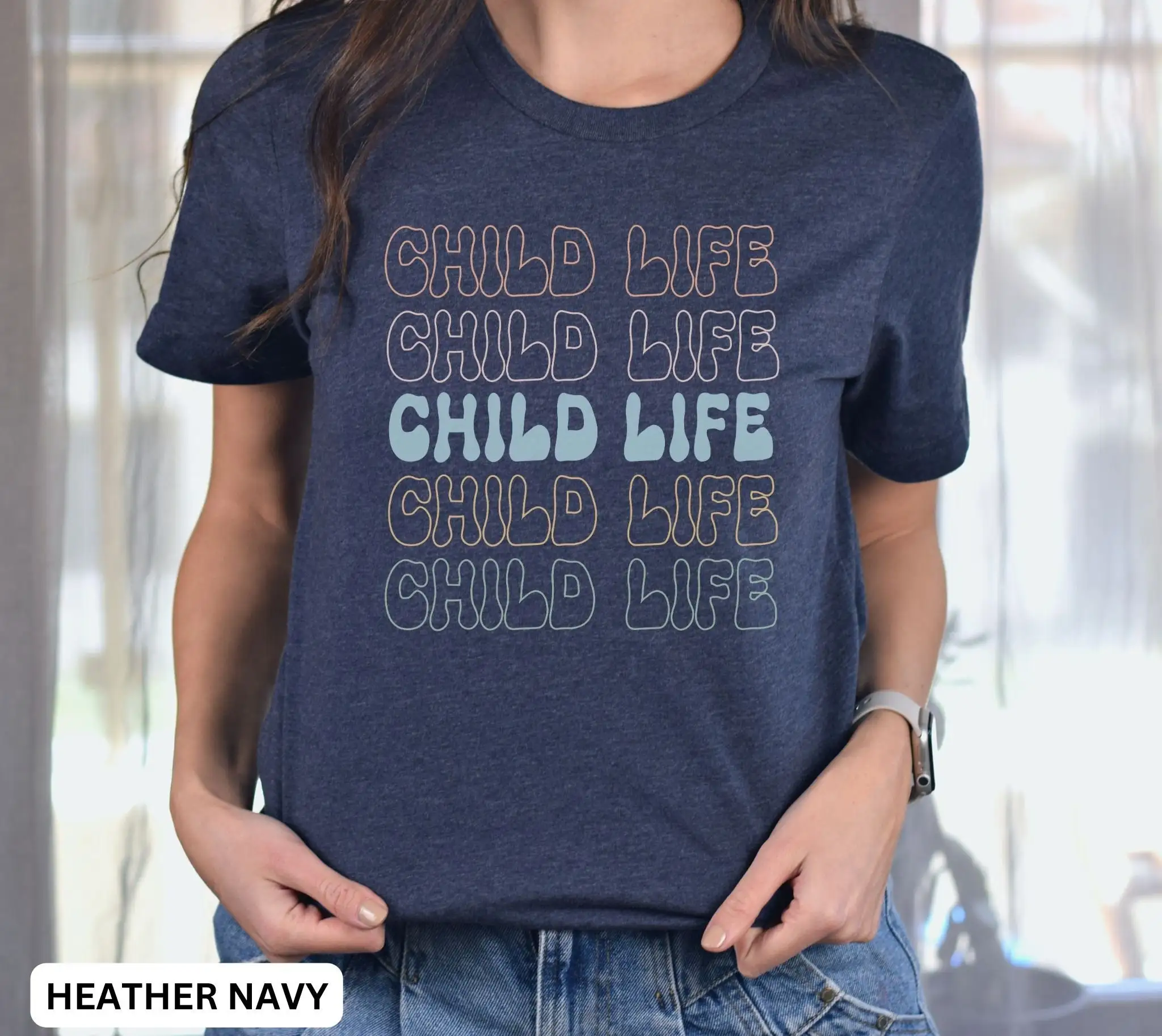 Child Life Specialist T Shirt Cute Advocate Fun Professional