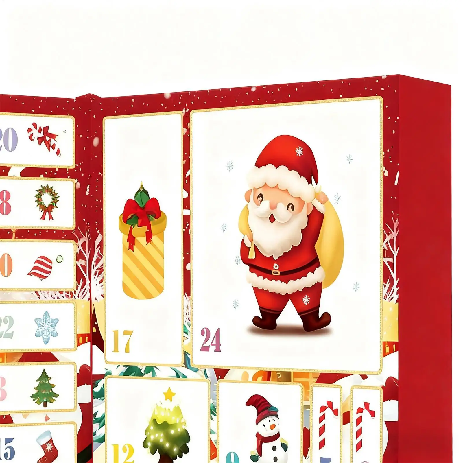 إصبع لوح التزلج عيد الميلاد تقاويم القدوم 2025 متعة صغيرة التفاعلية إشارة المرور مجموعات الالعاب لهدايا حفلة عيد ميلاد عطلة #3