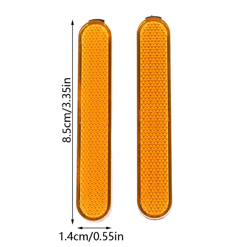 2Pcs Electric Scooter International Edition Safety Reflective Stripe Decoration Cover Retrofit Reflective Sticker