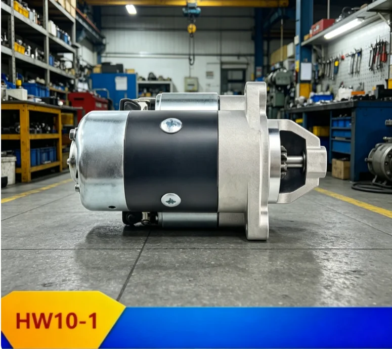 

HW10-1 Diesel Starter Motor, 173F-192F Air Cooled Engine Part for Farm Micro Tiller