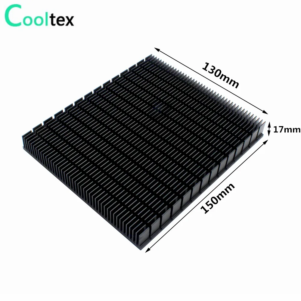 Imagem -02 - Radiador de Alumínio para Cooler 150x130x17 mm Dissipador de Calor com Chip Led Eletrônico Circuito Integrado Dissipação de Calor