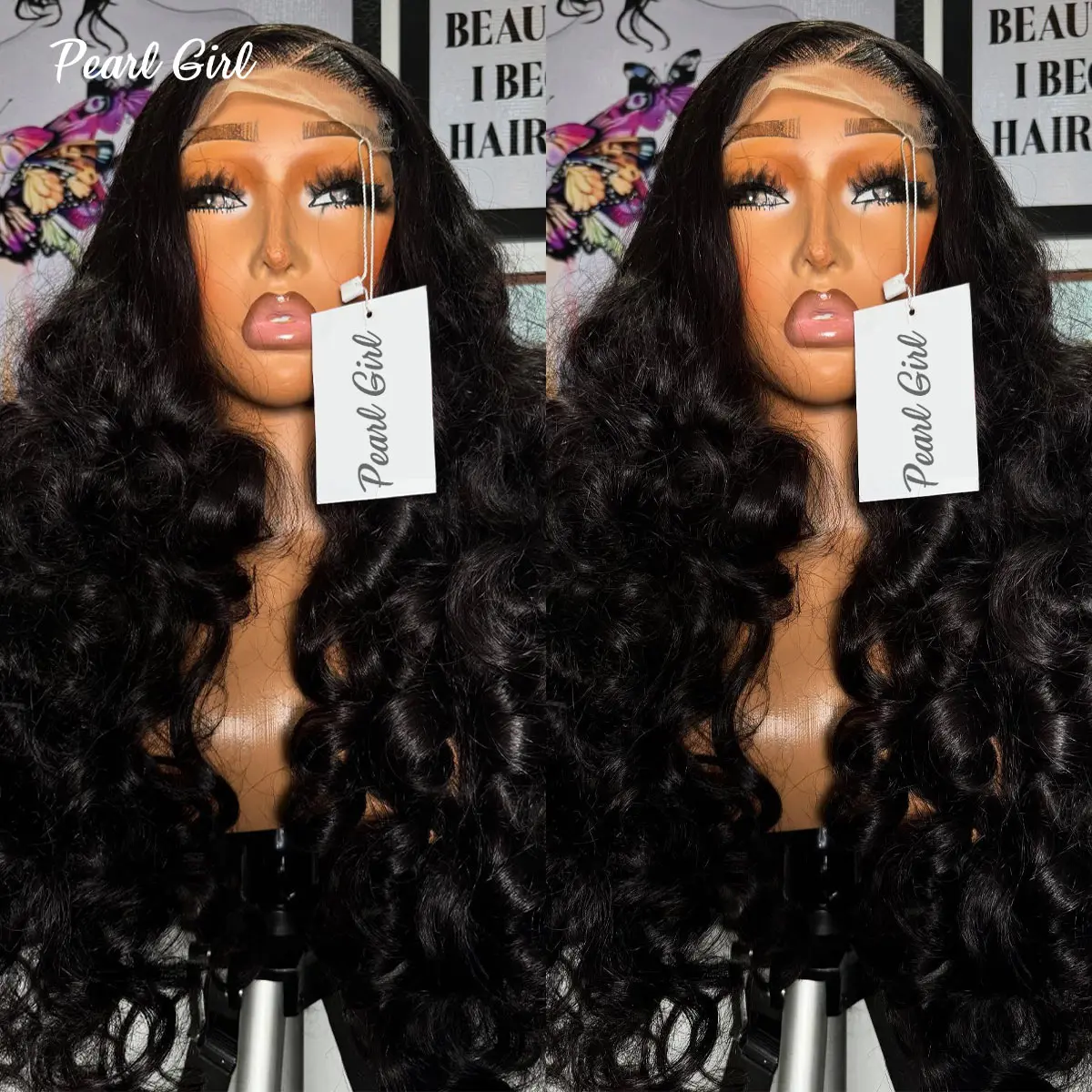 

400 Denstiy Glueless Wig Human Hair 13x6/360 HD Lace Bouncy Curly Wig Pre Plucked 13x4 Loose Wave Lace Frontal Wigs for Woman