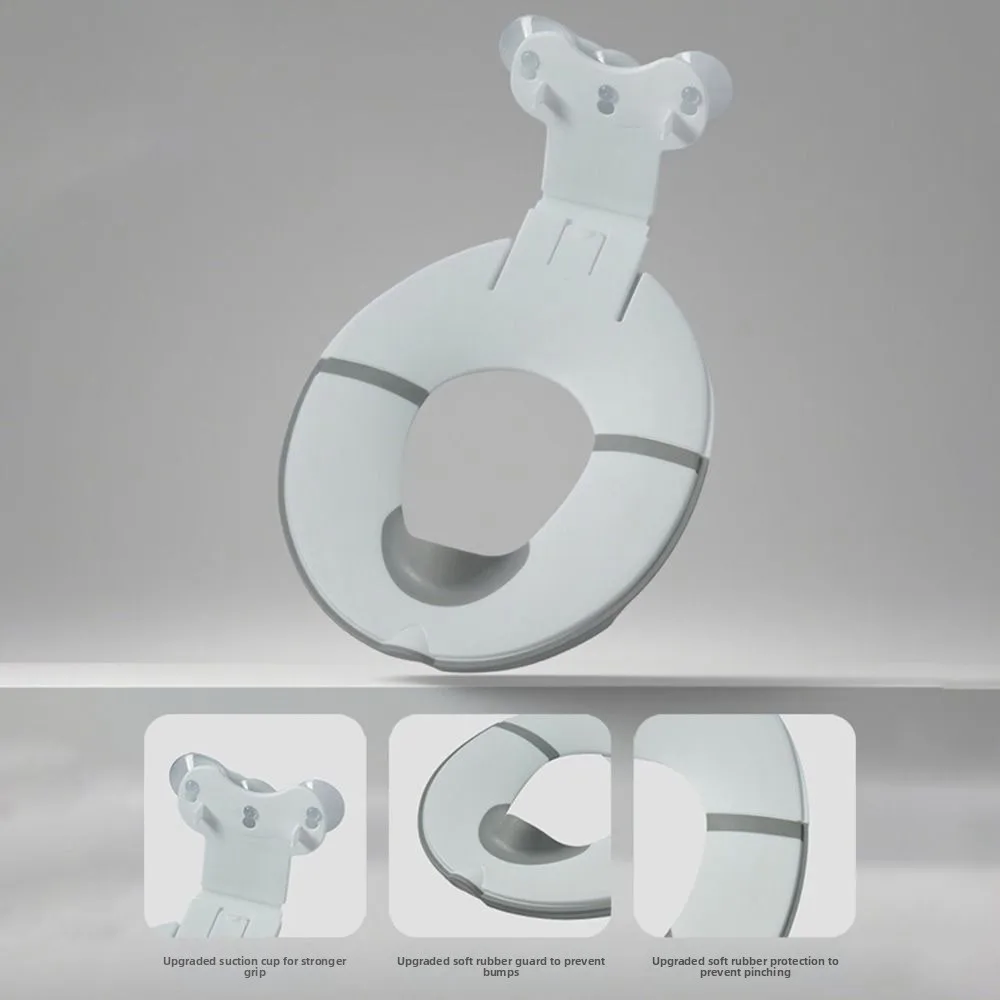 

Splash-proof Baby Folding Potty Seat Universal Nonslip Portable Toilet Seat Cover Easy To Wash Waterproof
