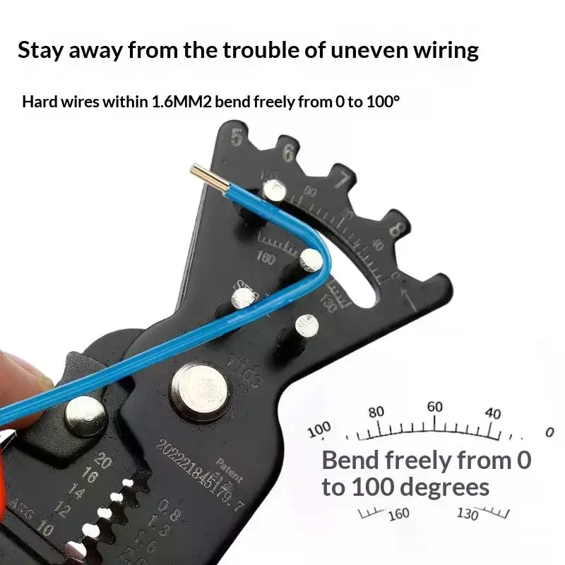 1Pcs Electrical Bending Pliers Crimping Bending Tools Multifunctional Wire Bending Device Folding Pliers Stripping Pliers