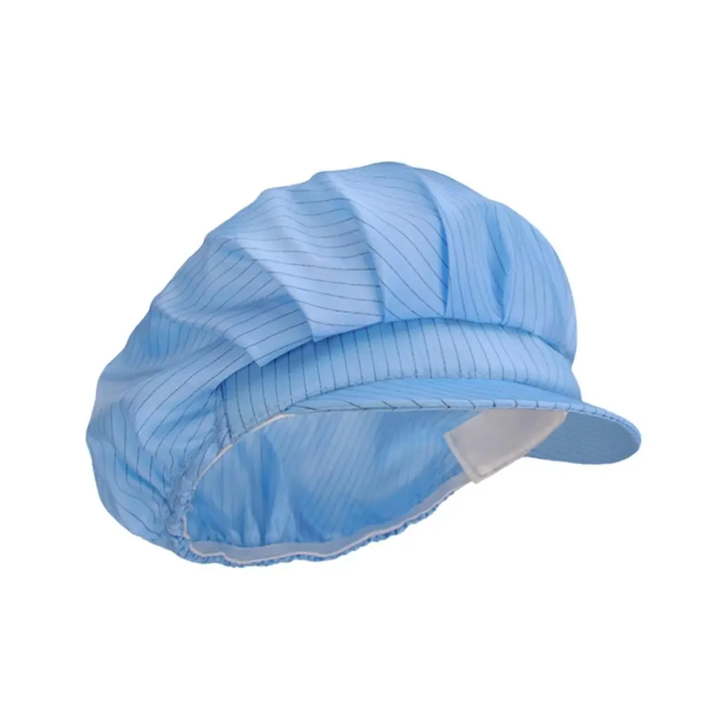 New Cotton Dust Proof Cap Lightweight Solid Color Mesh Cap Chef Cap Canteen Catering