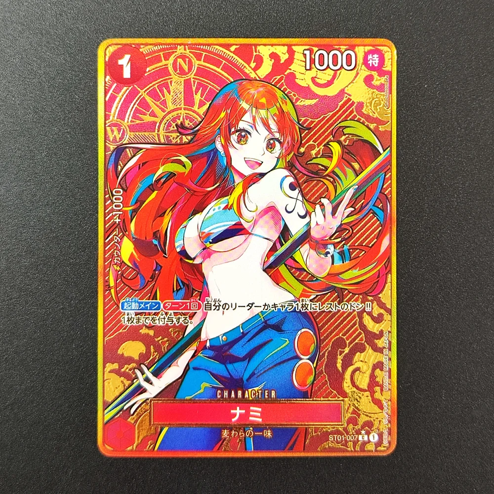 Self Made OPCG One Piece Japanese Nami OP01-016 Manga OP09-050 OP08-106 OP11-041 ST01-007 Game Collection Card Toy view 3