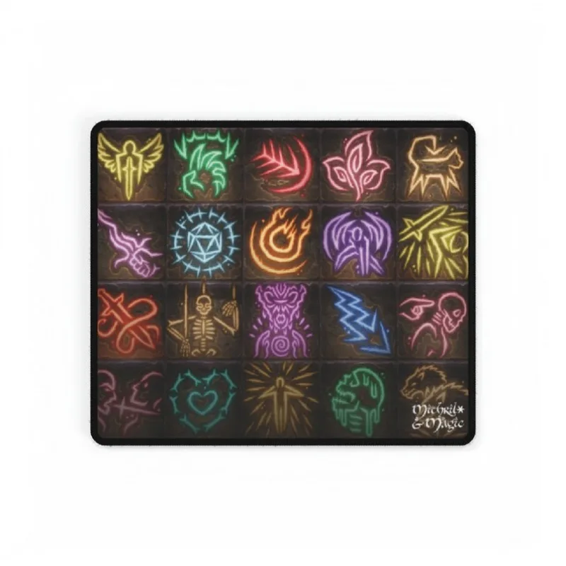 Baldur\'s Gate Cantrip Desk Mat Astarion Baldur Gate 3 Mouse pad Faerun Gaming Pad Dungeons and Dragons Desk Pad charms Mat