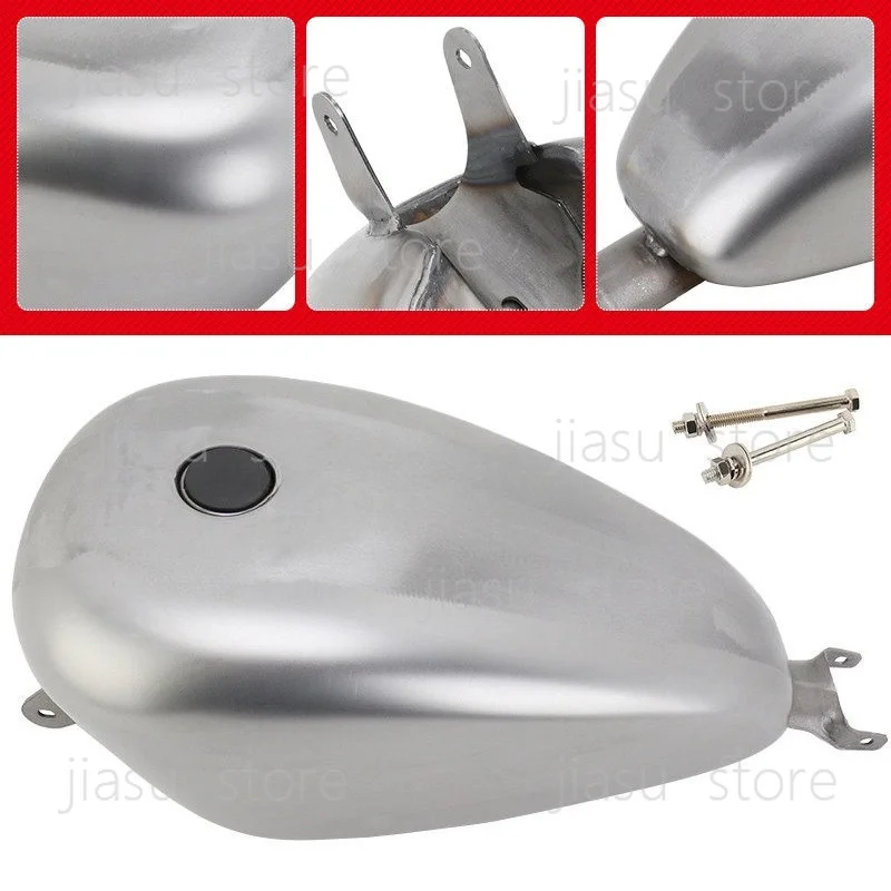 Suitable for 883 athletes 1200 48 retro cool modified 14.4 liter capacity rough fuel tank 07-23