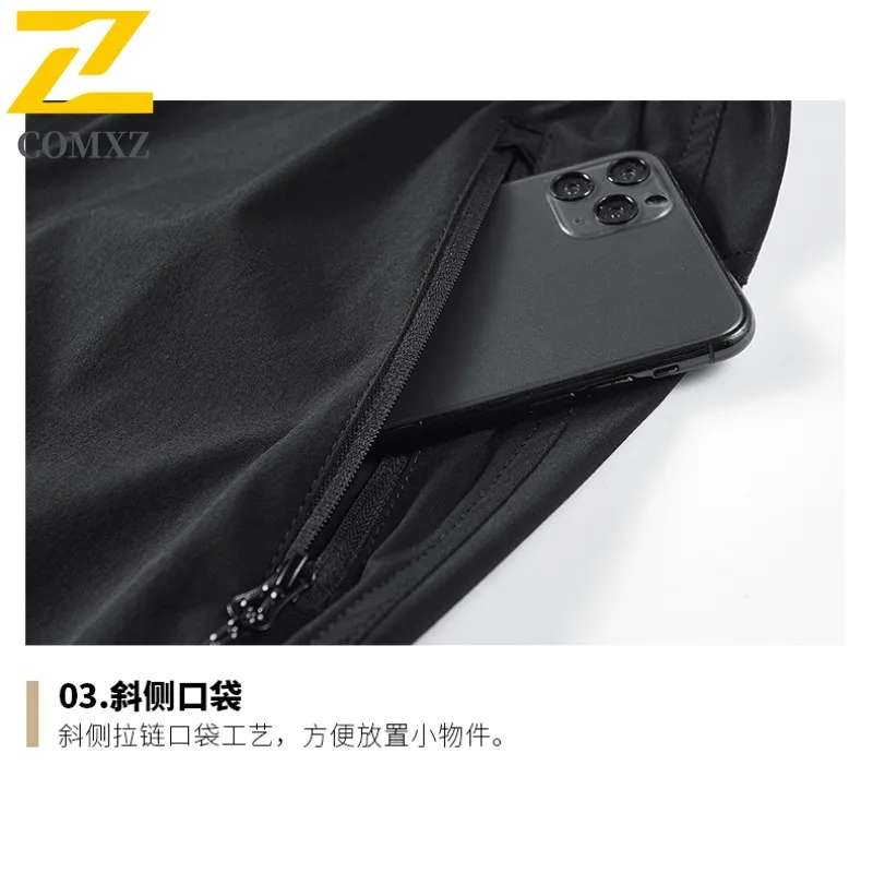 EiAO الرجال الربيع والخريف سريعة الجافة سراويل للتسلق مقاوم للماء يندبروف تنفس حجم كبير ملابس العمل في الهواء الطلق التخييم تسلق الجبال #2