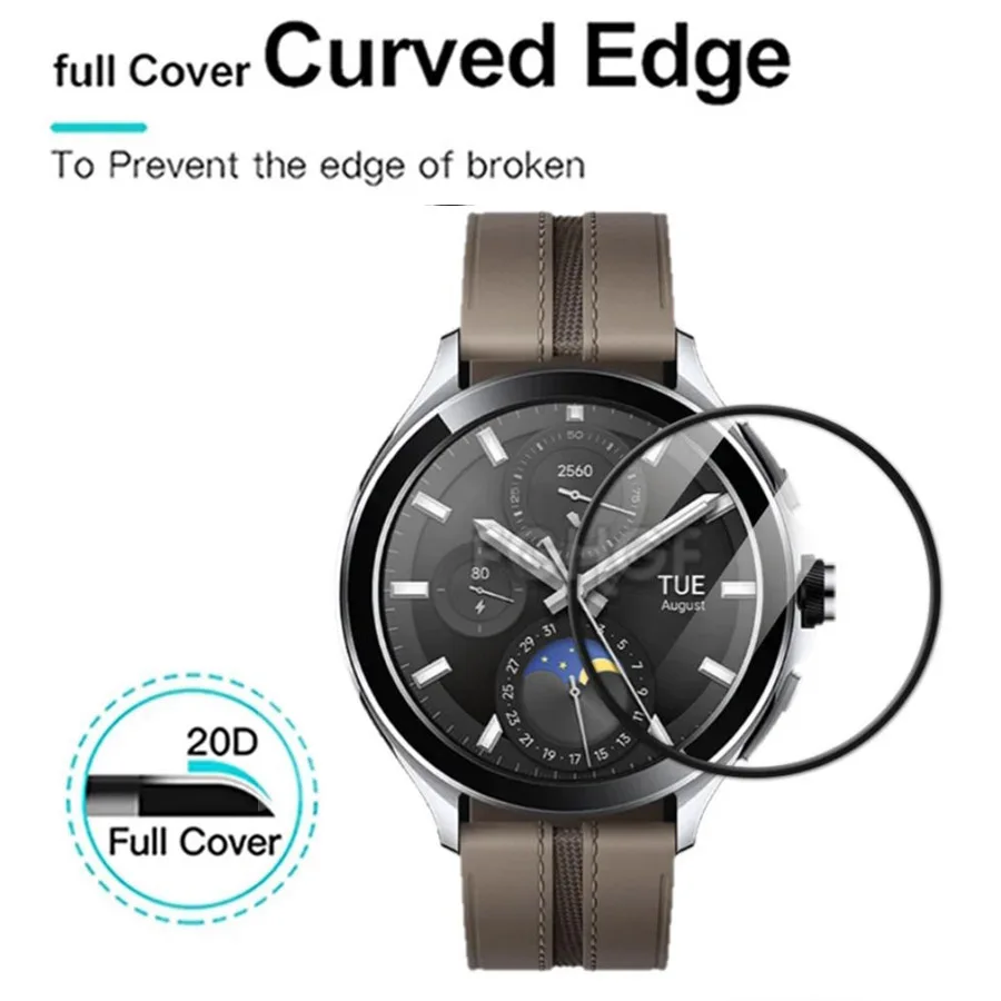 Full Coverage Protective Film For Xiaomi Watch 2 Pro Cover Soft Flexible Screen Protector For Mi Watch 2 Pro Accessory Not Glass