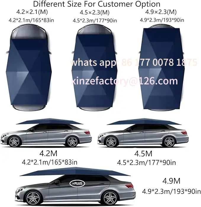 Personalizable, la última tienda de campaña para coche al aire libre con Control remoto completamente automático, sombrilla, tela Oxford, cubierta duradera para coche
