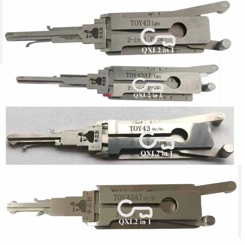 

1PCS Lishi 2-in-1 Pick/Decoder for Toyot,a TOY43AT TOY43 Pick Ignition Key Decoder Car Locks Set Ganzua Full Set Locksmith