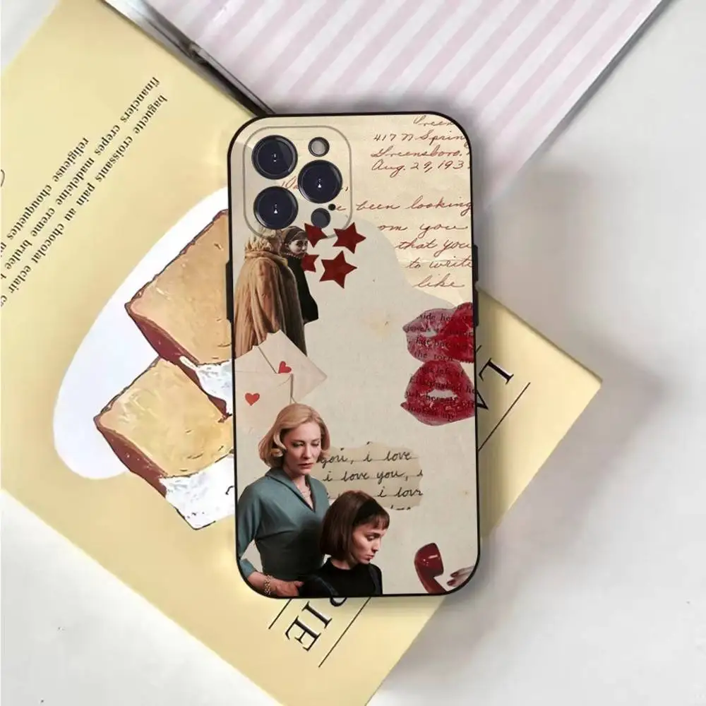 Etui na telefon Cate Blanchett do iPhone'a 6, 17, 16, 15, 14, 13, 12, 11 Plus, Pro Max, XS, X, XR, SE, Mini, 8, 7, miękki silikonowy czarny pokrowiec