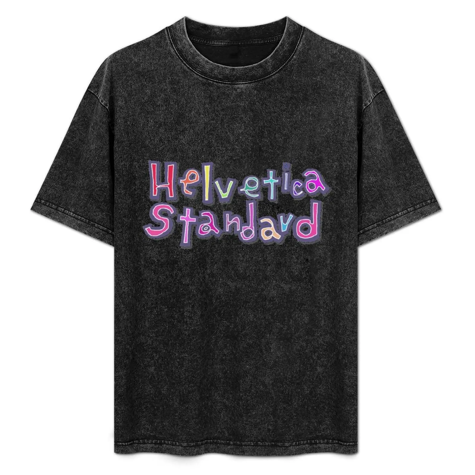 

Nichijou Helvetica Standard T-Shirt t shirt custom print funny t shirts man T-Shirt