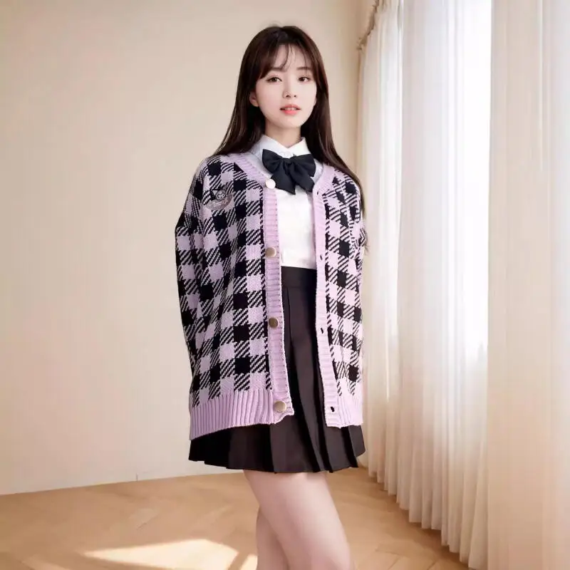 حار أنيمي لطيف سينامورول المرأة سترة الكرتون بلدي ميلودي Y2K فضفاض دافئ Kawaii فتاة بلايز الربيع والخريف ملابس امرأة حلوة