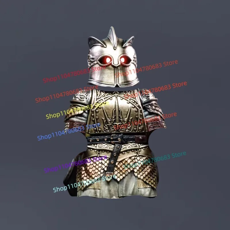 

MOC Building Blocks Medieval Silver Heavy Armor Samurai Mini Figure Assembly Model Decoration - Anime Movie Character Toy Gift