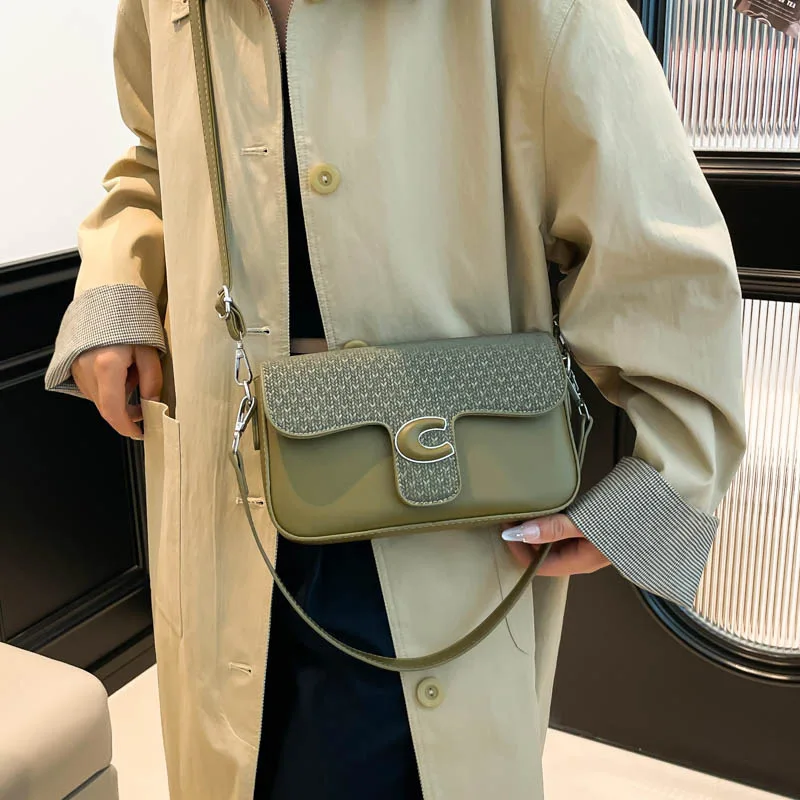 

​ ​ Новая нишевая женская сумка-тоут 2025 года, многосторонняя сумка через плечо, легкая сумка через плечо для повседневного и повседневного использования ​