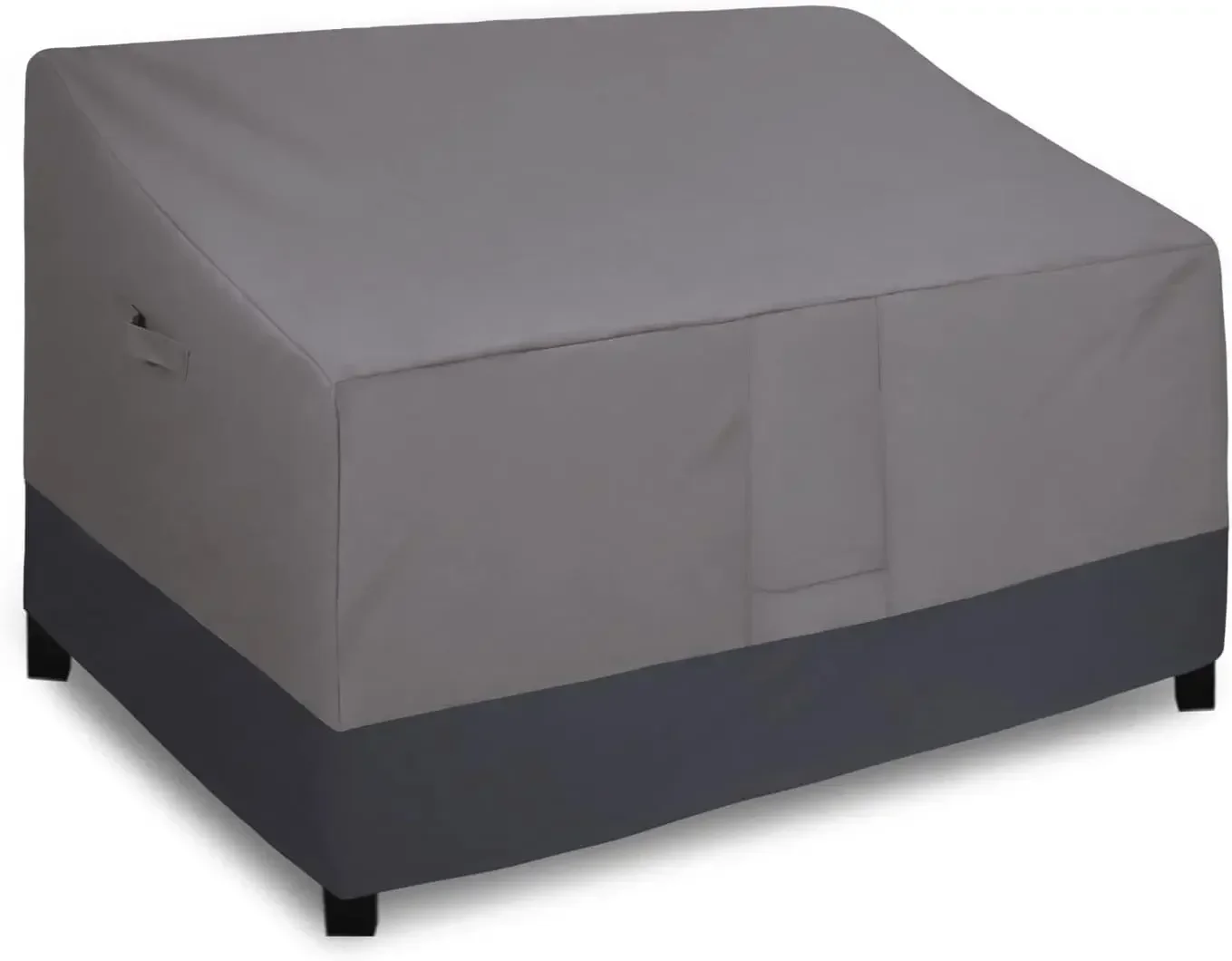 

Waterproof Outdoor Sofa Cover, Heavy Duty 2 Seater Outdoor Loveseat Cover, Windproof Patio Furniture Cover Vent 60Wx35Dx35H