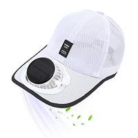 Summer Fan Sunhat Women Men Fan Baseball Hat Strong Wind Cooling Sun Protection Fan Solar Charging FanCap