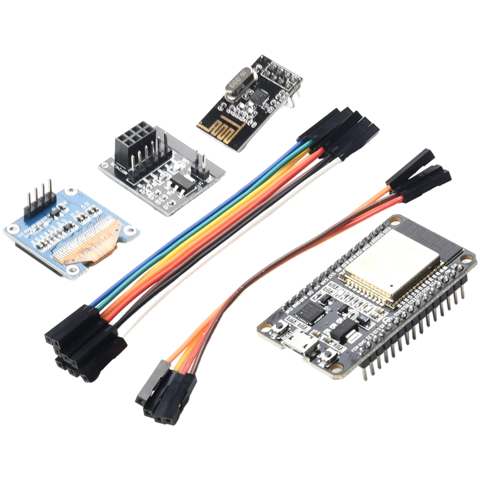 ESP321 NRF24L01 OpenDTU For Hoymiles DIY Kit Cable Display Socket PV Easy Integration Real Time Monitoring Wide Compatibility