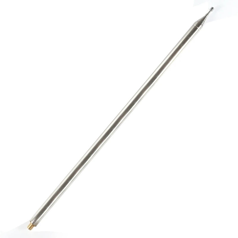 BD7IBI 5.2M Silver Antenna Radio Antenna Pull Rod For HF Radio Positive V Antenna GP Antenna DIY M10 Interface Antenna