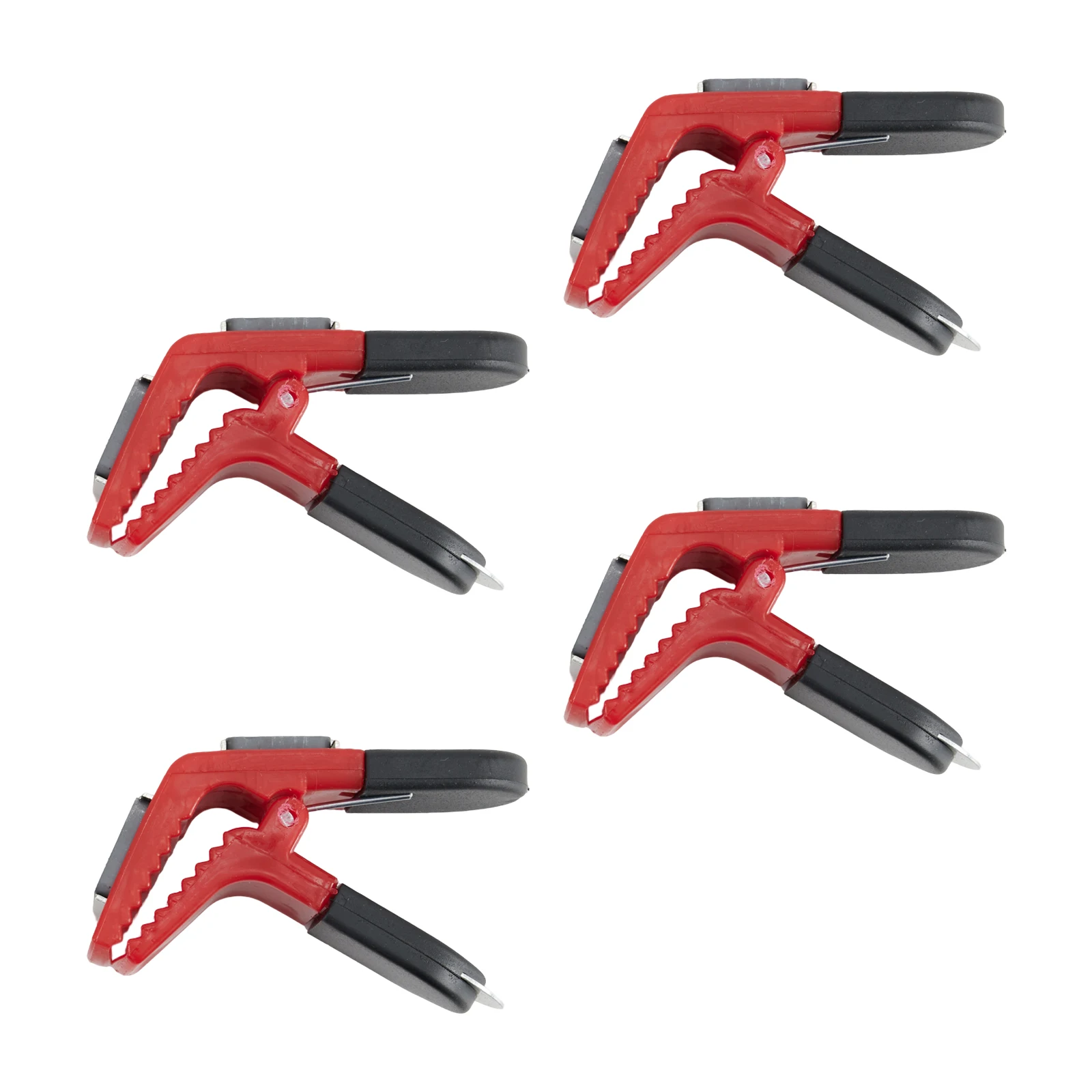 4PCS Brush Holder Clips for DIY Painting Projects Providing Brush Support and Drop Cloth Edge Stability Simultaneously