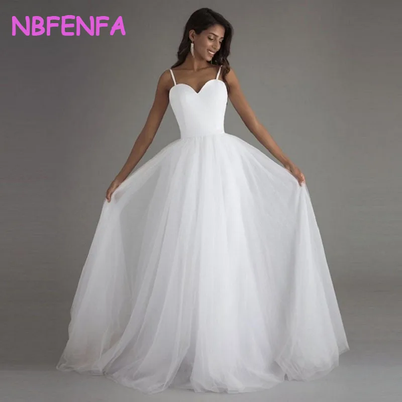 NBFENFA Wedding Dress for Women 2024 New Gowns Small Tail Simple Tube Top Floor-length Bride Light Dresses Vestidos De Novia