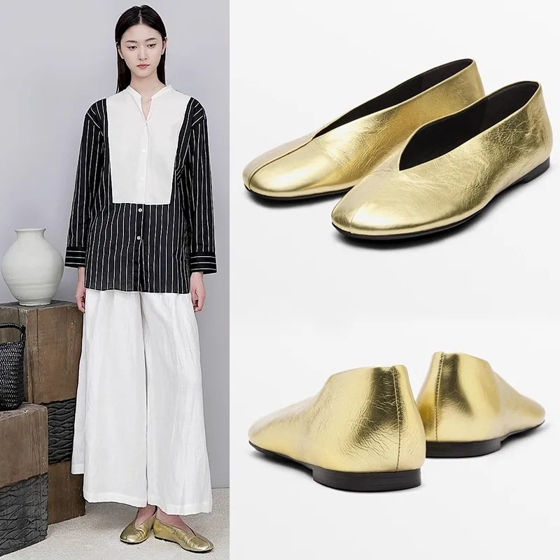 zapatos-de-ballet-planos-de-piel-de-vaca-para-mujer-zapatos-de-baile-suaves-con-punta-redonda-y-corte-en-v-duraderos-comodos-versatiles-modernos-y-concisos