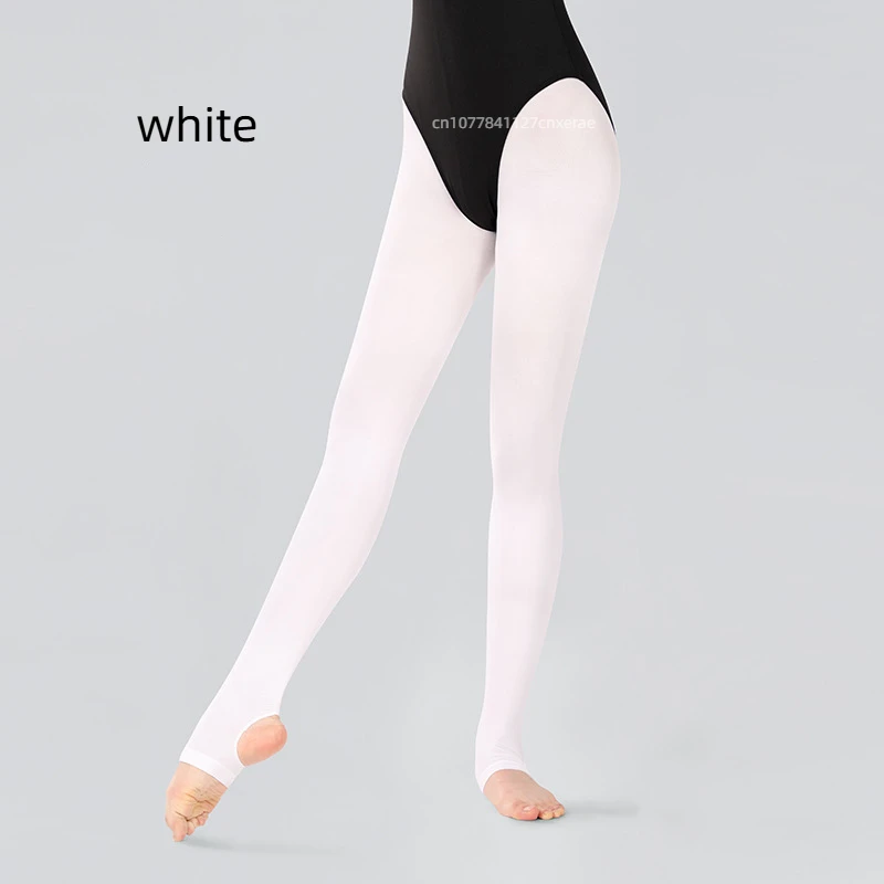 Ballet Dance Socks, Girls' Base Foot Stepping Summer Thin 60D, Adult Professional Grading One-piece Pantyhose for Girls