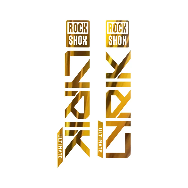 AliExpress Front Fork Rockshox Lyrik Ult Sticker Bicycle Decorative MTB Road Bike Decals Waterproof Cycle Accessories Transparent Bottom