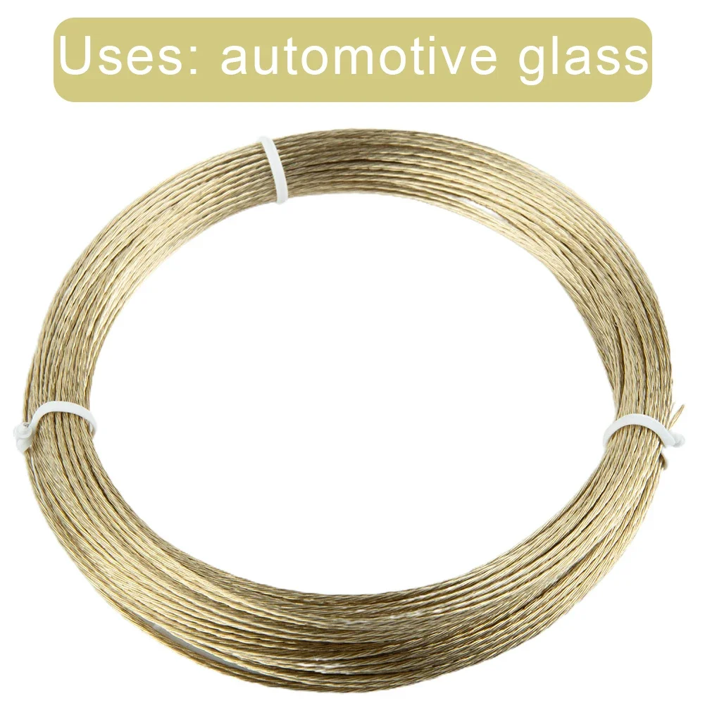 Wire Braiding Line 22m Length Automotive Braided Car Cutting Glass Gold Removal Roll Thickness 0.8mm Brand New