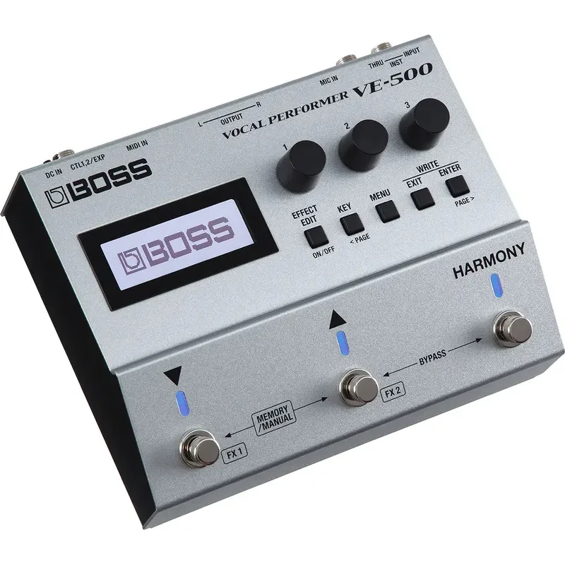 VE-500 Performer Advanced Multi-Effects Stompbox Vocal Harmony/Pitch Correction Singing Guitarists